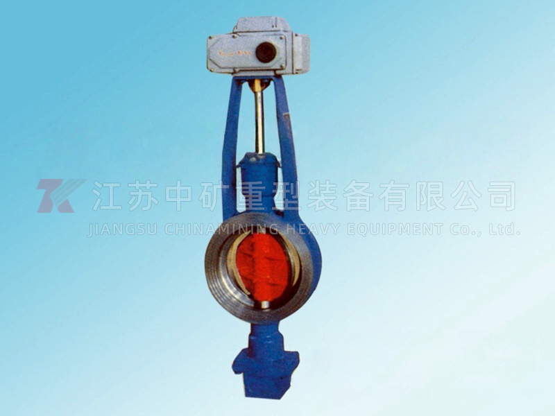Electric regulating butterfly valve