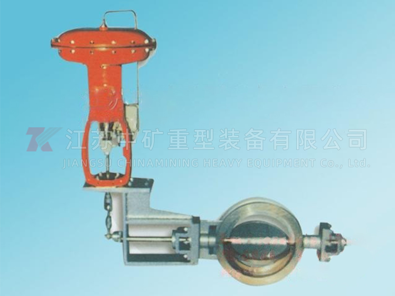 Pneumatic high temperature butterfly valve (6000M type)